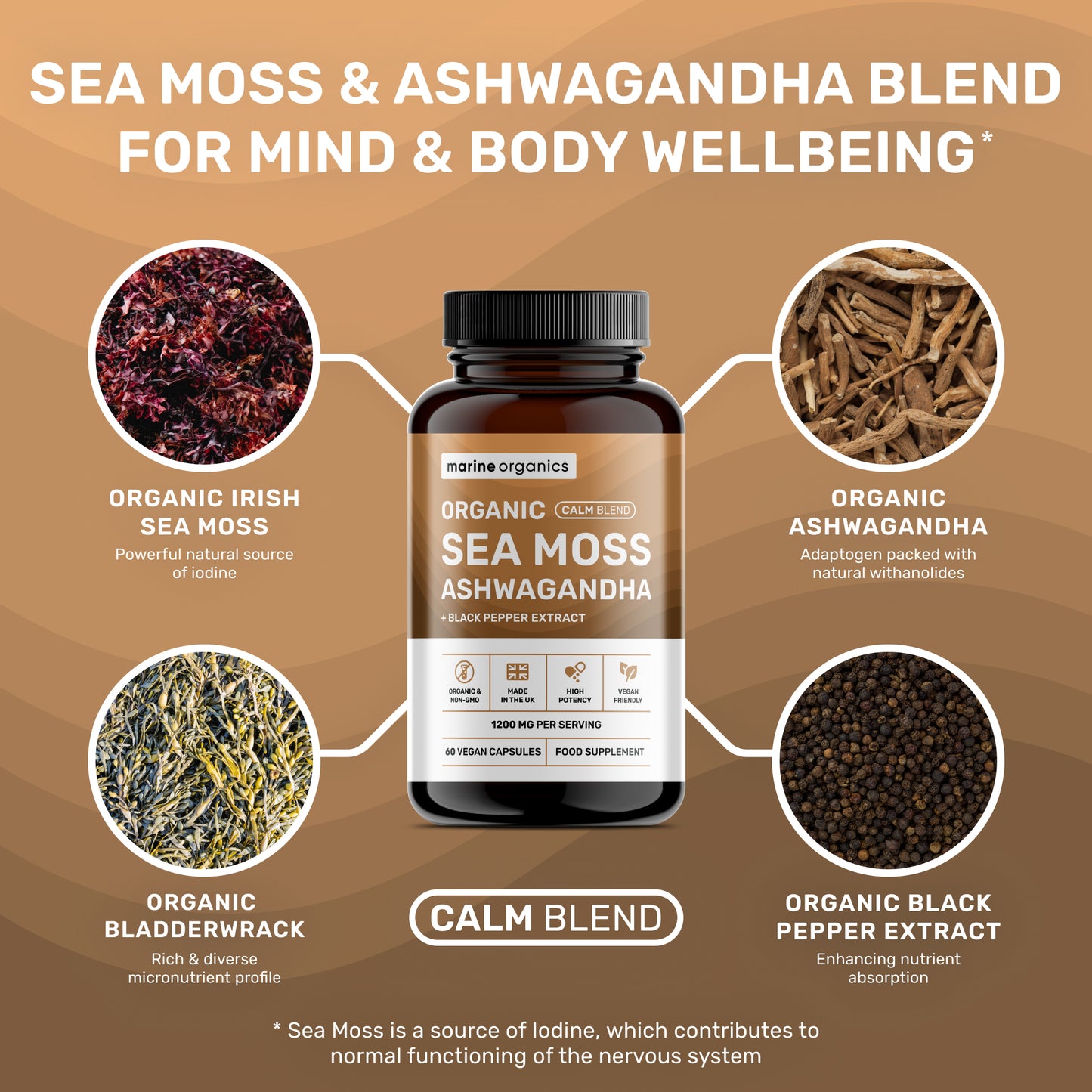 Organic Sea Moss & Ashwagandha