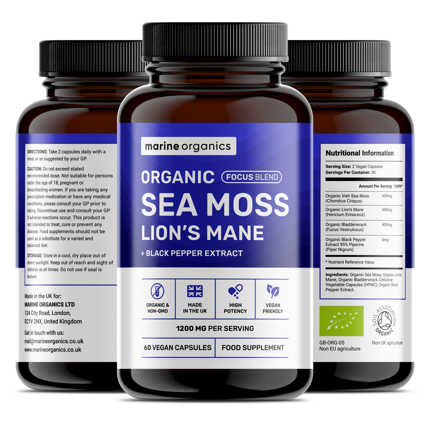 Organic Sea Moss & Lion's Mane