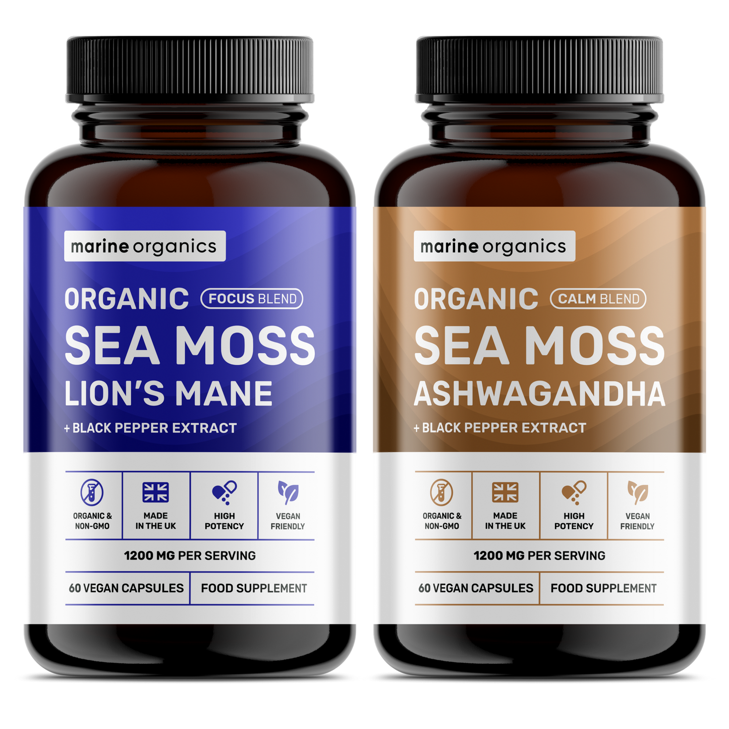 Organic Sea Moss Functional Blends 2-Pack Bundle